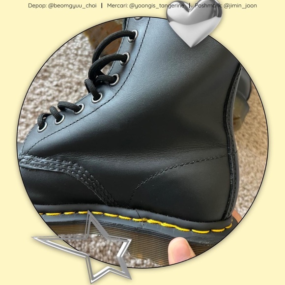 Dr. Martens 1460 nappa lace up boots 🖤✨ - Picture 6 of 7